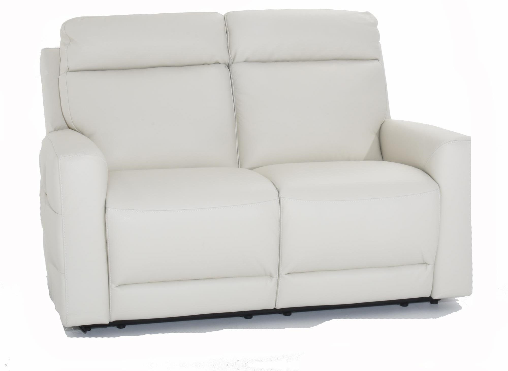 White leather power reclining best sale loveseat